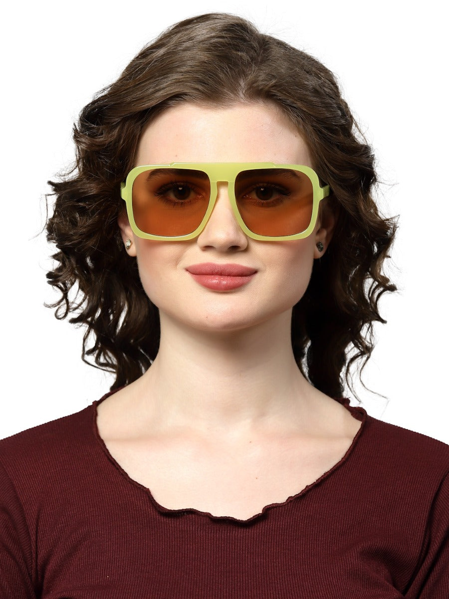 Funky Lemon Square Sunglasses