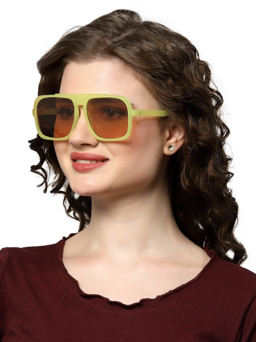 Funky Lemon Square Sunglasses