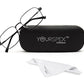 SQUARE UNISEX BLACK SPECTACLES