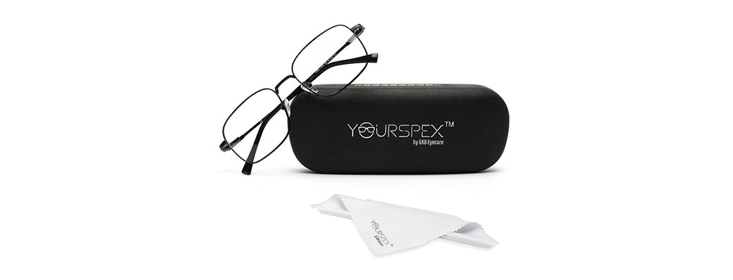 SQUARE UNISEX BLACK SPECTACLES