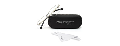 HALF RIM SILVER SPECTACLE FRAME FOR MEN