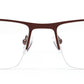 HALF RIM WINE SPECTACLES FOR MEN