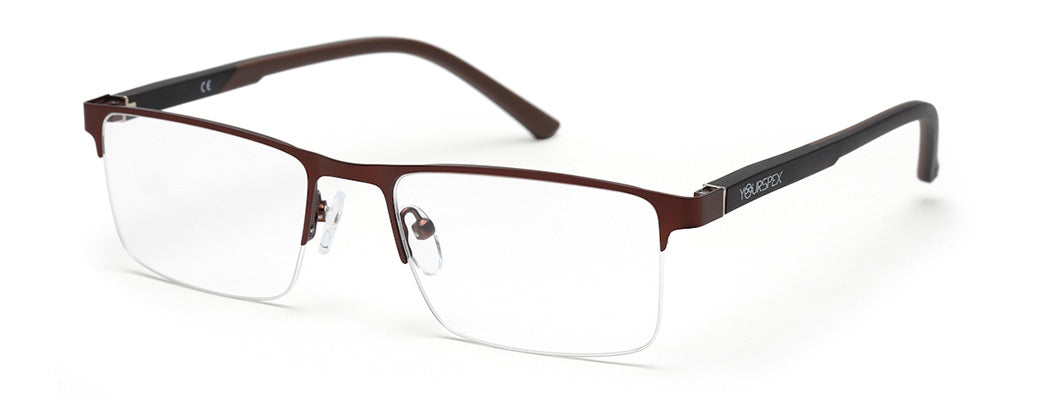 HALF RIM WINE SPECTACLES FOR MEN