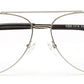 GLOSSY SILVER AVIATOR CHASHMA