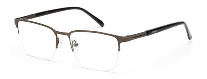METAL BLACK RECTANGLE EYEGLASSES FOR MEN