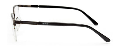 METAL BLACK RECTANGLE EYEGLASSES FOR MEN