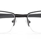 CLASSIC BLACK RECTANGLE EYEGLASSES