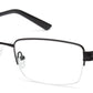 CLASSIC BLACK RECTANGLE EYEGLASSES