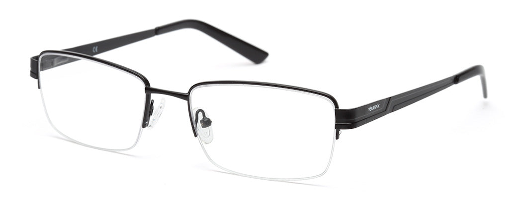 CLASSIC BLACK RECTANGLE EYEGLASSES