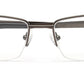 HALF RIM BLACK EYEGLASS FOR MEN