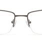 HALF RIM BLACK EYEGLASS FOR MEN