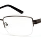 HALF RIM BLACK EYEGLASS FOR MEN