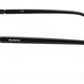 BLACK HALF RIM RECTANGULAR EYEGLASSES