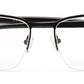 BLACK HALF RIM SPECTACLES