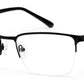 BLACK HALF RIM SPECTACLES