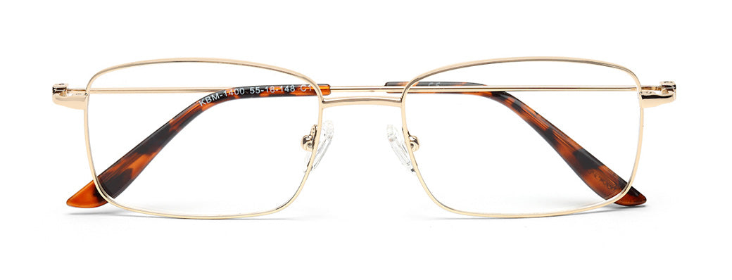 RECTANGLE FRAMES FOR MEN WITH TORT TEMPLE