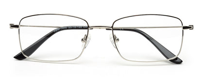 SUPER STYLISH SILVER FULL RIM UNISEX SPECTACLES
