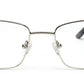 SUPER STYLISH SILVER FULL RIM UNISEX SPECTACLES