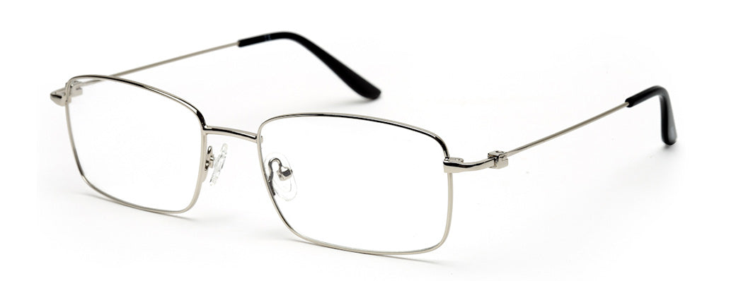 SUPER STYLISH SILVER FULL RIM UNISEX SPECTACLES