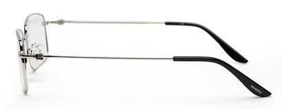 SUPER STYLISH SILVER FULL RIM UNISEX SPECTACLES