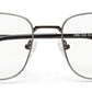 UNISEX METALLIC GREY EYEGLASSES