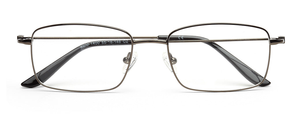 METALLIC GREY FULL RIM UNISEX FRAME