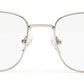 SQUARE METALLIC UNISEX EYEGLASSES