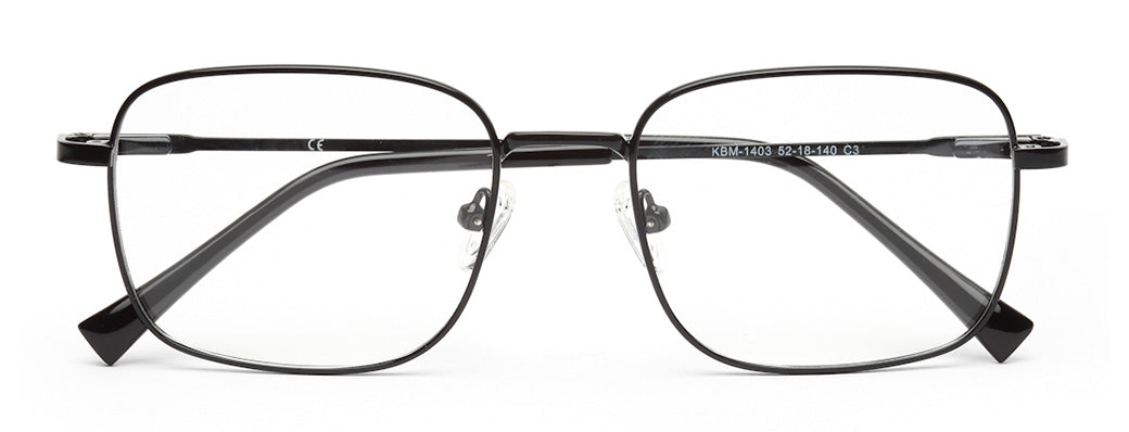 SQUARE UNISEX BLACK SPECTACLES