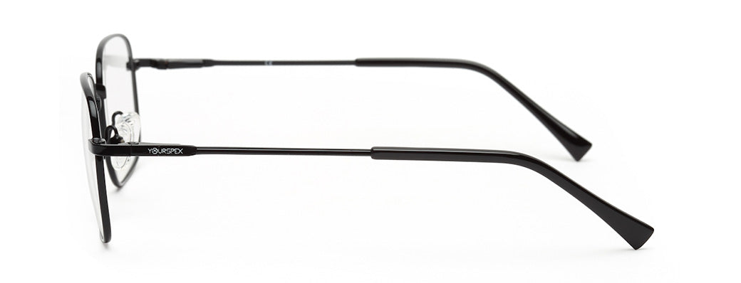 SQUARE UNISEX BLACK SPECTACLES