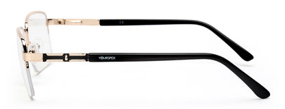 GOLDEN RECTANGULAR UNISEX FRAME