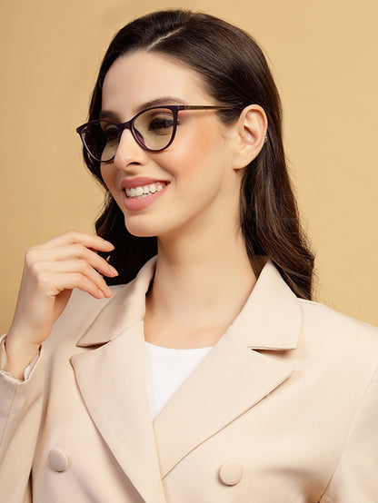 Rust Cat-eye Ultralight Spectacles