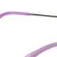 Purple Cateye Style Metal Acetate Women Eyeglasses Frame