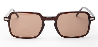 Brown Square Shaped Acetate Sunglasses