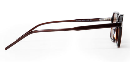 Brown Square Shaped Acetate Sunglasses