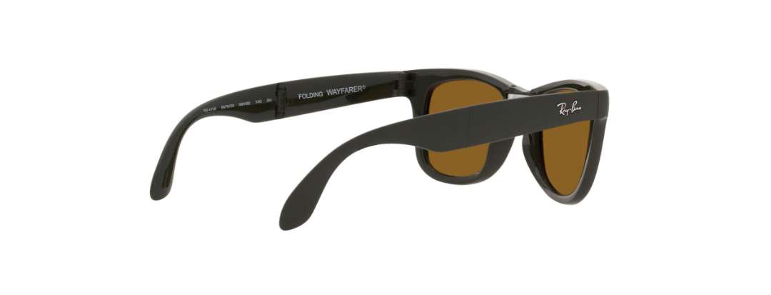 Unisex Wayfarer Green Ray-Ban Folding Sunglasses