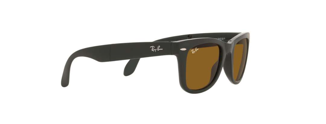 Unisex Wayfarer Green Ray-Ban Folding Sunglasses