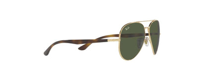 Classic Unisex Aviator UV 400 Green Ray-Ban Sunglasses