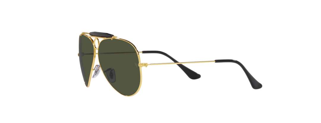 Ray-Ban UV 400 Aviator Green Unisex Pilot Sunglasses