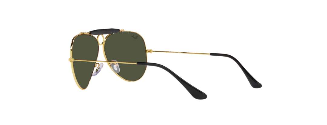 Ray-Ban UV 400 Aviator Green Unisex Pilot Sunglasses