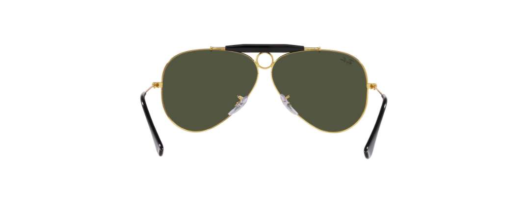 Ray-Ban UV 400 Aviator Green Unisex Pilot Sunglasses