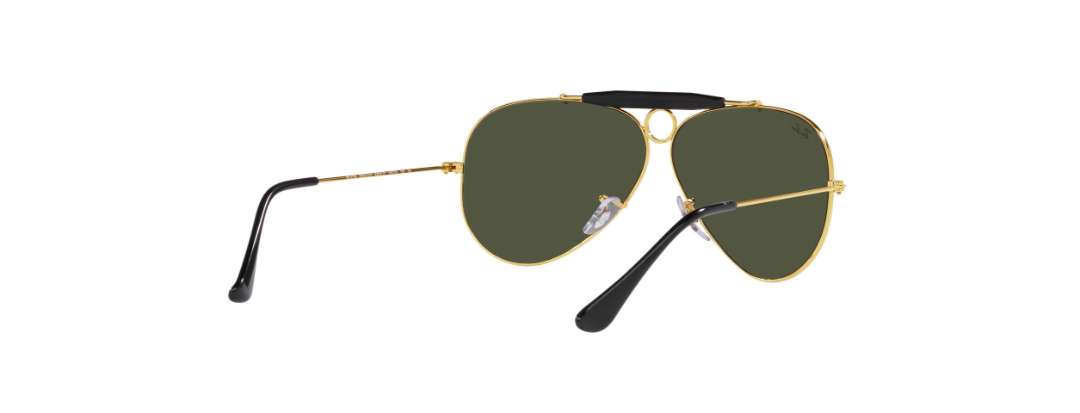 Ray-Ban UV 400 Aviator Green Unisex Pilot Sunglasses