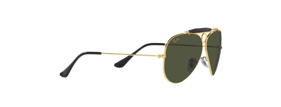 Ray-Ban UV 400 Aviator Green Unisex Pilot Sunglasses