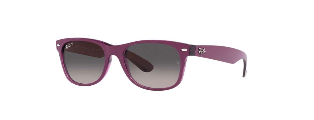 Classic UV 400 Unisex Polarized Ray-Ban Wayfarer Sunglasses in Violet