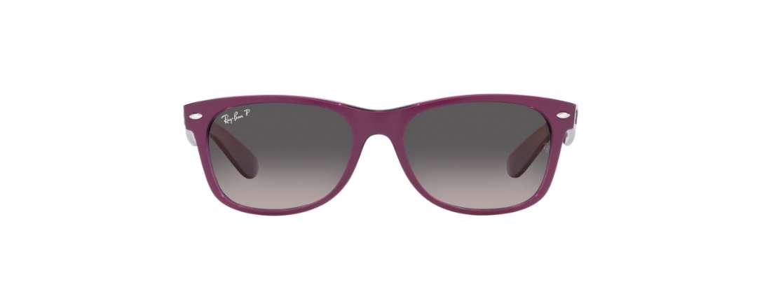 Classic UV 400 Unisex Polarized Ray-Ban Wayfarer Sunglasses in Violet