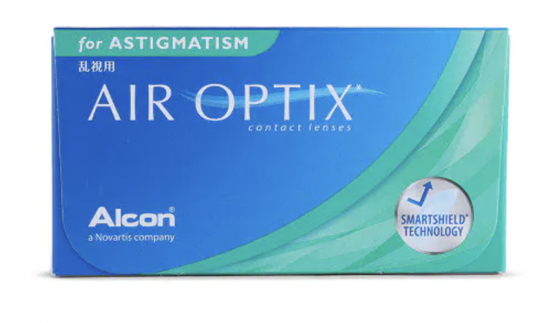 Monthly Disposable Air Optix Plus Hydraglyde for Astigmatism Contact lenses Pack of 3