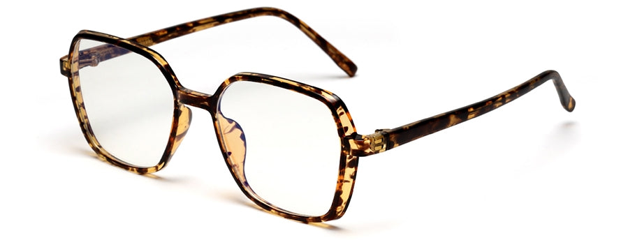 Brown Tort Square Full Rim Acetate Frame for Women