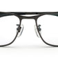 Zenith Metallic Titanium Grey Spectacles for Men