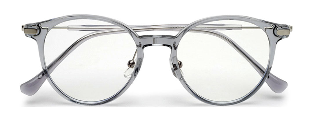 ZENITH TITANIUM ROUND SILVER SPECS FOR WOMEN