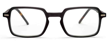 Tort Brown Grey Full-Rim Square Chasma for Kids