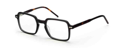 Tort Brown Grey Full-Rim Square Chasma for Kids